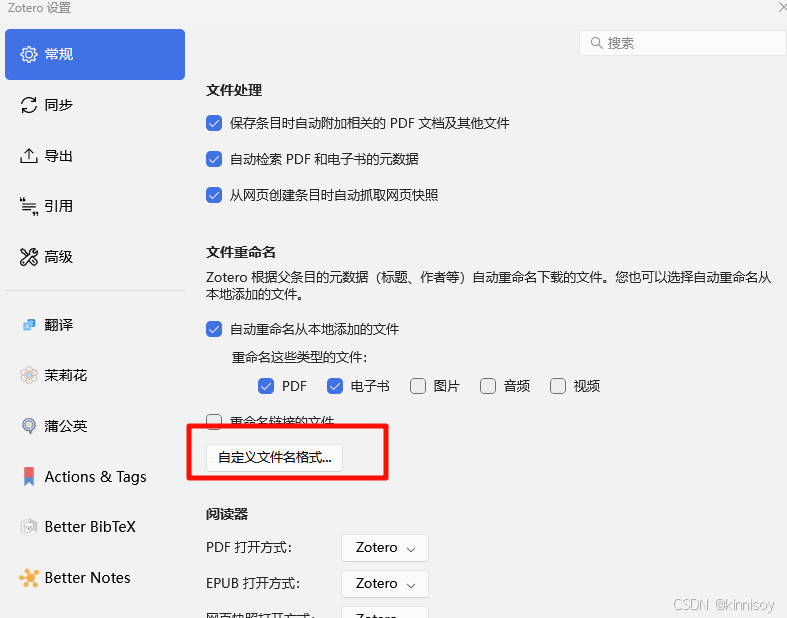 Zotero 7本地pdf文件名自适应中英文格式_pdf_02