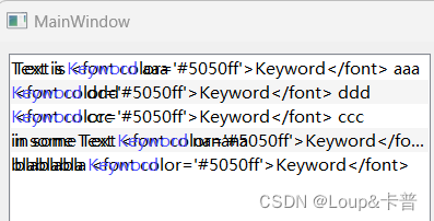 python qt setStyleSheet 设置字体颜se_富文本_04