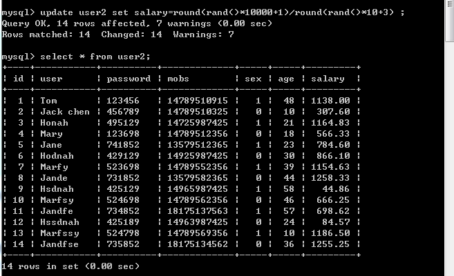 MySQL指定范围内随机时间_字符串_02