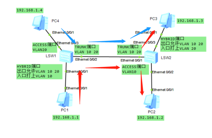 undo port default vlan 为什么出错_网络分割_02