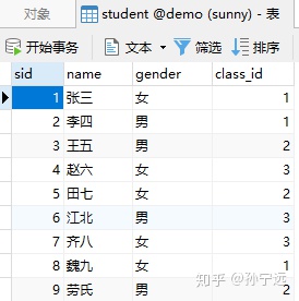 查询所有学生的snamecno和degree列的数据_表关联_06