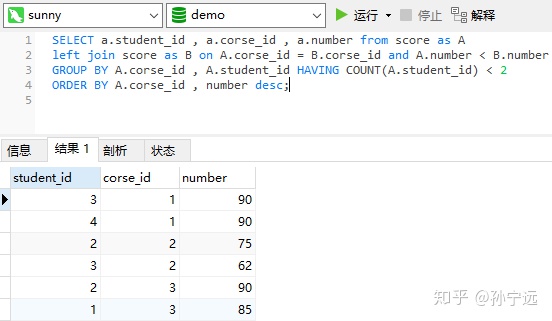 查询所有学生的snamecno和degree列的数据_sql查询员工信息排除领导的_41