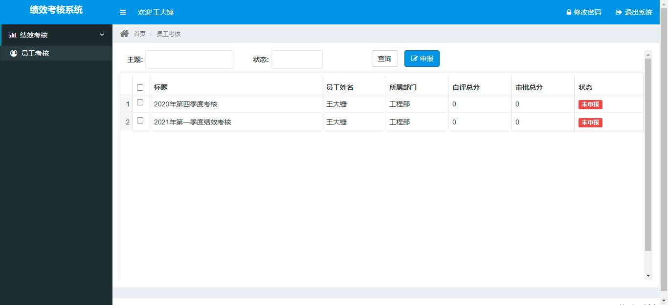 5.绩效考核系统 SpringBoot2+MyBatis+MySQL5.7_管理系统_03