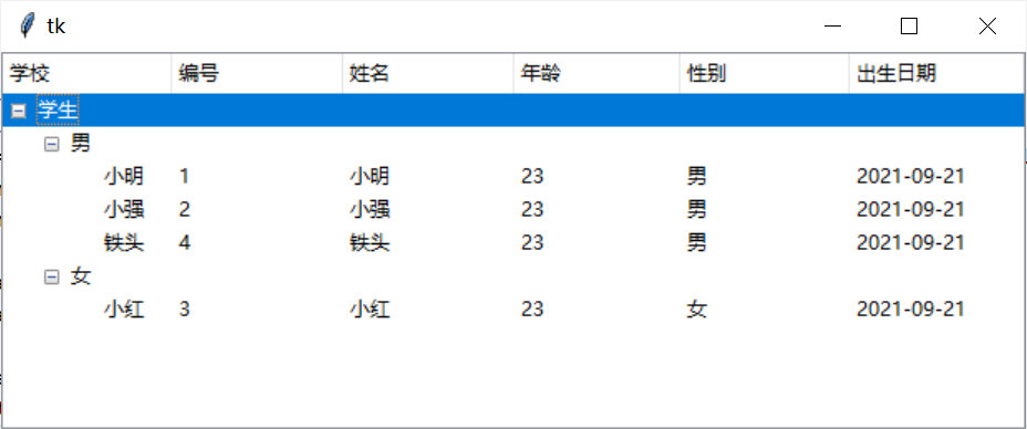 python tk treeview如何点击进行排序_运维_02