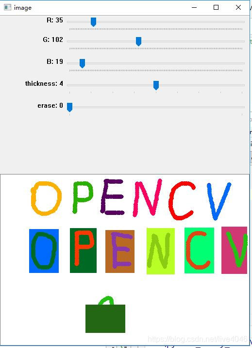 opencv 画表格_画矩形