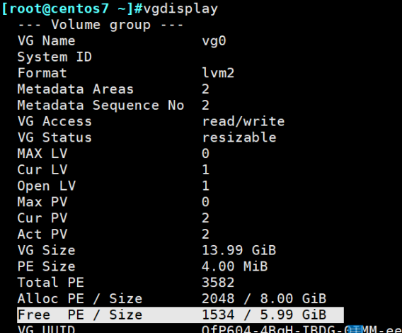 centos7数据盘分区_逻辑卷_110