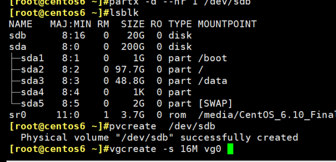 centos7数据盘分区_逻辑卷_125