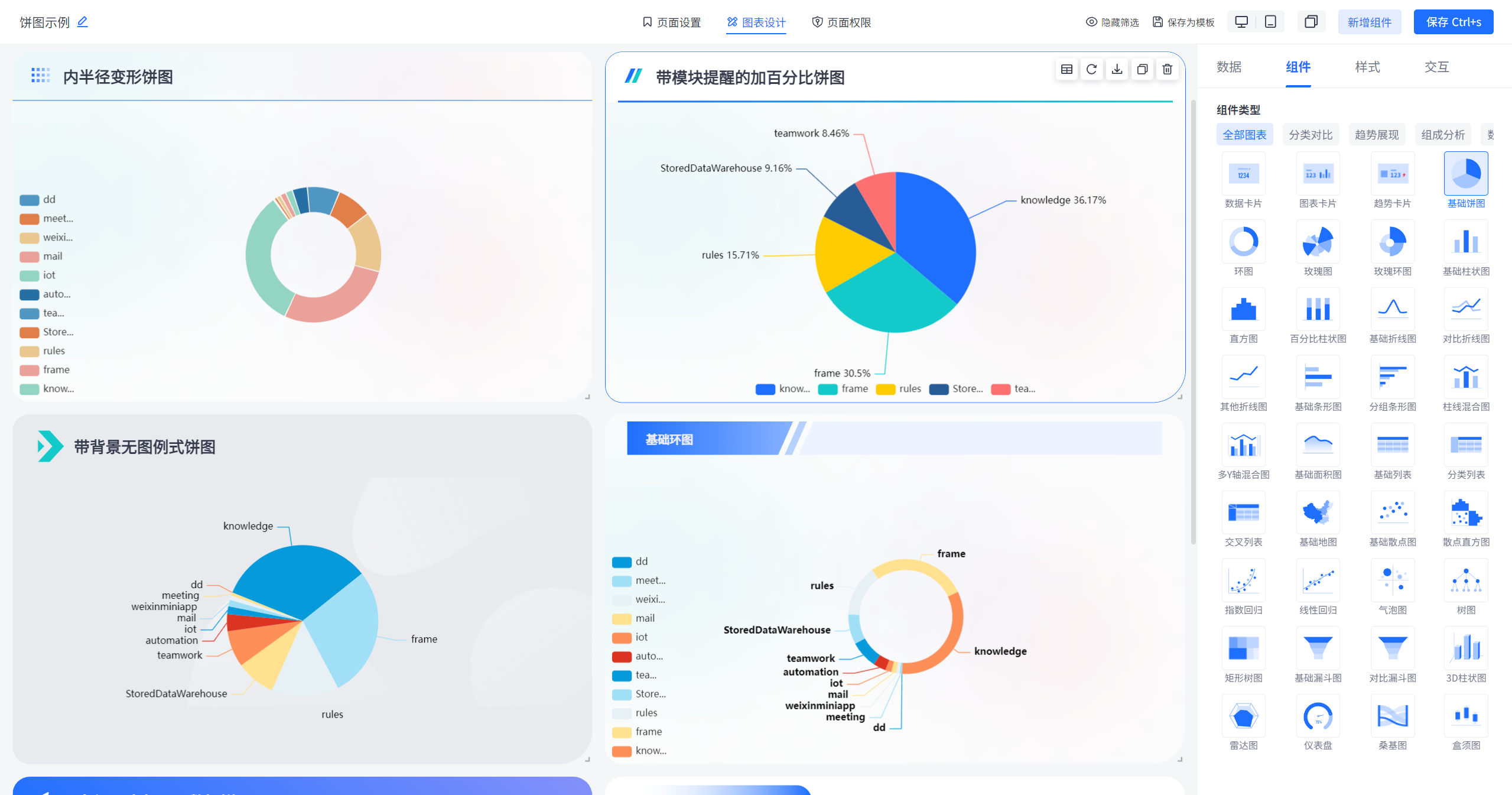 JVS-智能BI饼图组件实战：打造专业级数据可视化效果_数据图表