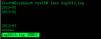 linux使用less找出关联值后再如何查看前后数据_apache