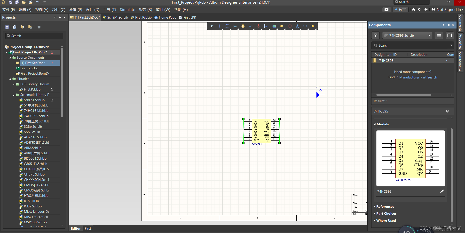 altium designer 原理图库 designator item id 和 comment_原理图_15