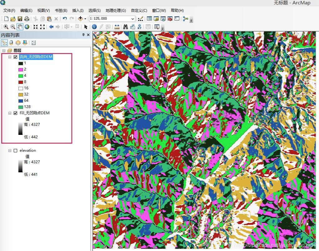 DEM数据与地质图不一致_arcgis_02