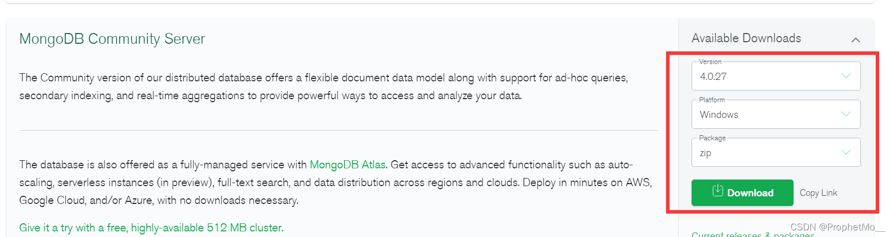 mongodb解压版使用_mongodb解压版使用