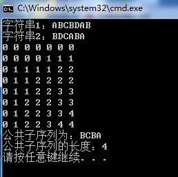 所有公共子序列Java代码_所有公共子序列Java代码