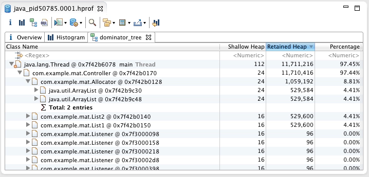 Eclipse Memory Analyzer使用技巧_java_08