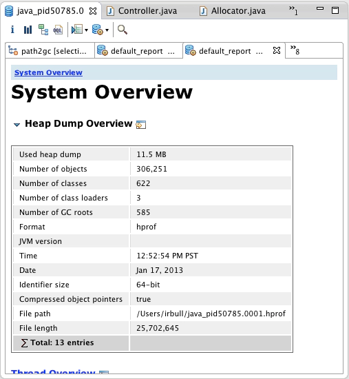 Eclipse Memory Analyzer使用技巧_内存泄漏_13