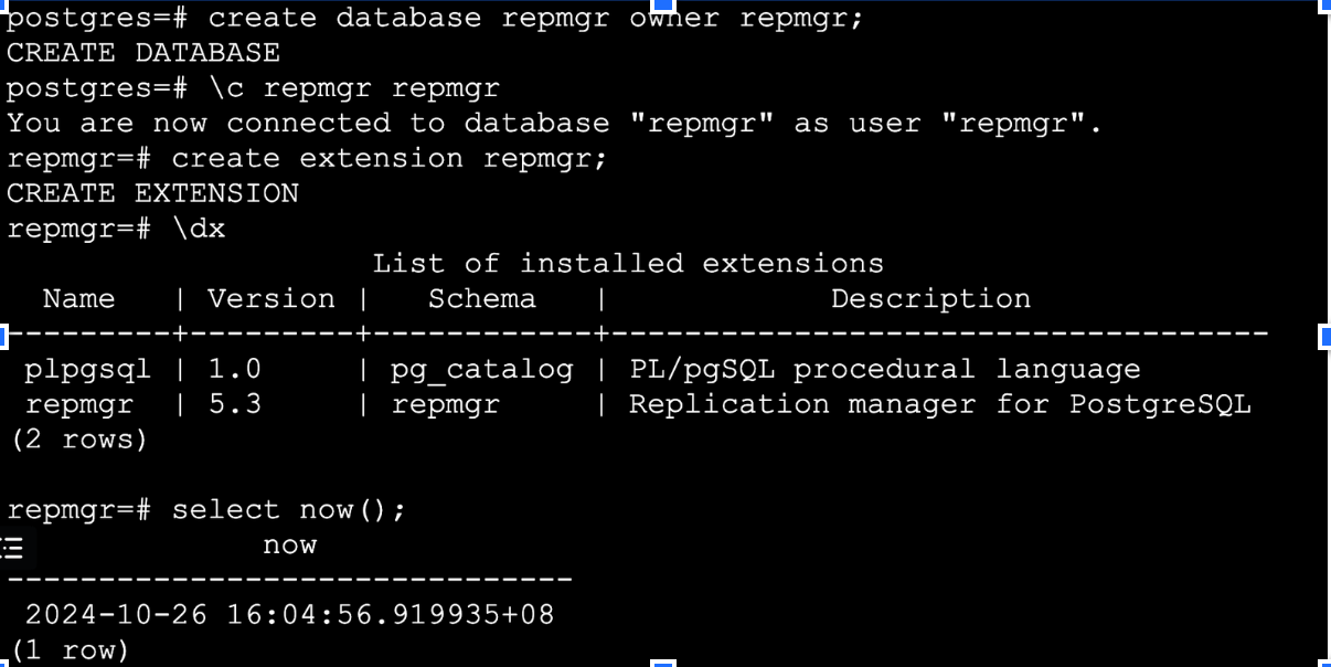 repmgr集群部署-PostgreSQL高可用保证_数据库_05