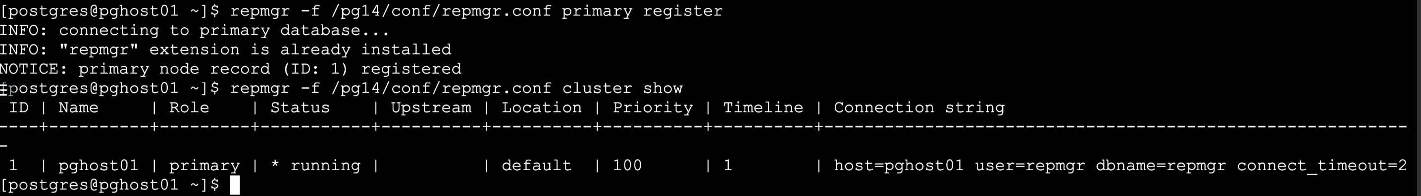 repmgr集群部署-PostgreSQL高可用保证_postgresql_06