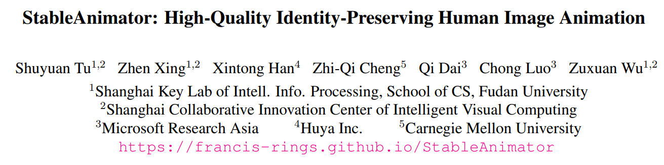 你要跳舞么？复旦&微软提出StableAnimator：可实现高质量和高保真的ID一致性人类视频生成_音视频_04
