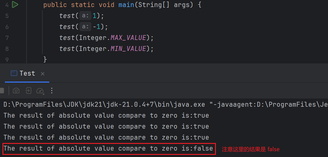 Java 中的这个绝对值有点不绝对啊！_Java