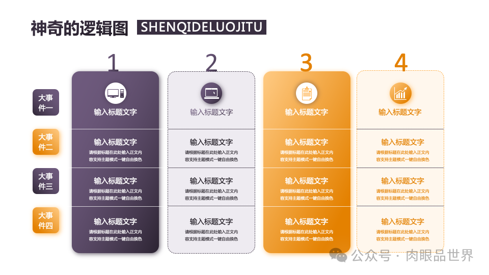 140页PPT高级业务逻辑结构图架构图拼色1可编辑（附下载）_架构师_08