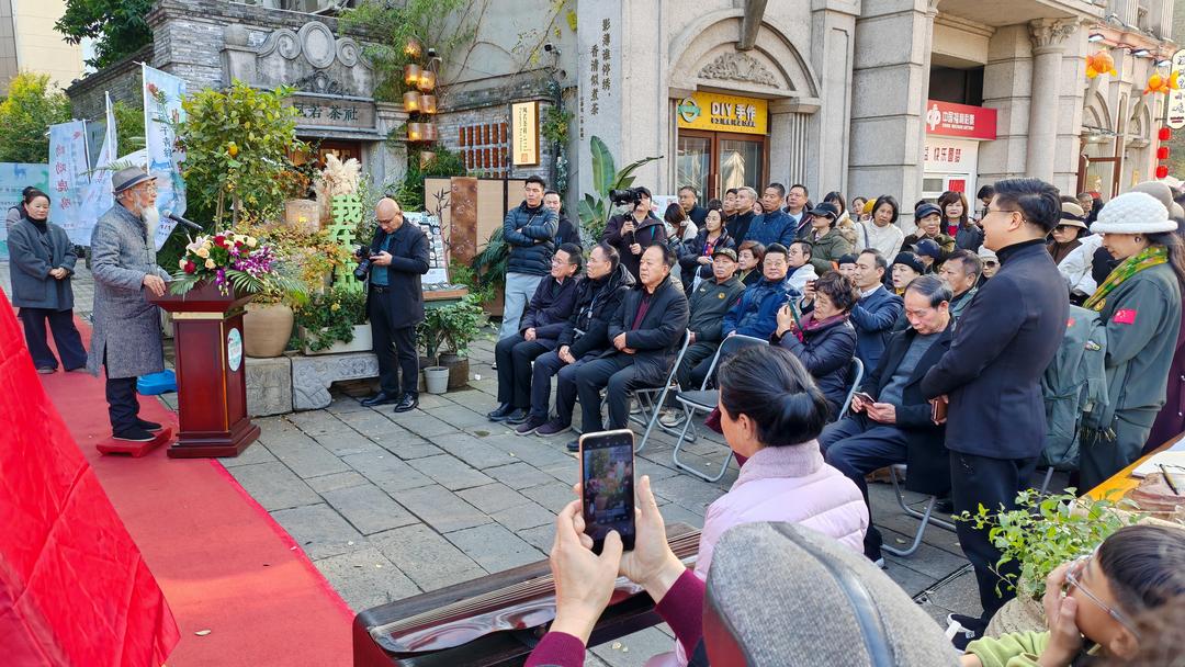 名家汇聚鹿城！周楠子青绿山水画展开幕盛况空前_传统文化_20