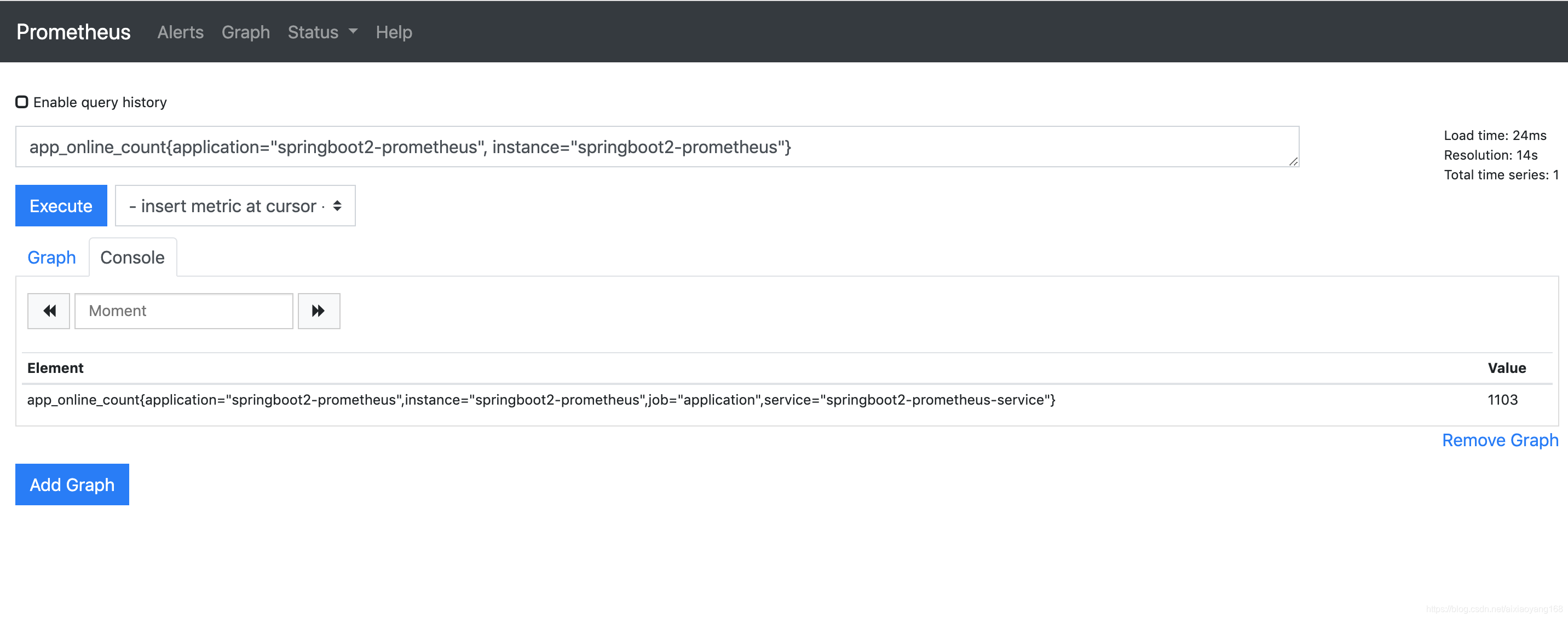 Spring Boot 集成 micrometer prometheus 代码示例： 监控某几个 API 请求次数和所有 API 请求次数、监控实时在线人数_后端_14