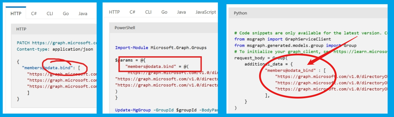 【Azure Developer】Python代码调用Graph API将外部用户添加到组，结果无效，也无错误信息_microsoft_02