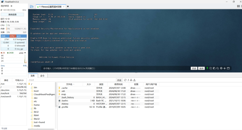 华为云 Flexus X 实例 docker 部署 srs6 并调优，协议使用 webrtc 与 rtmp_云服务_03