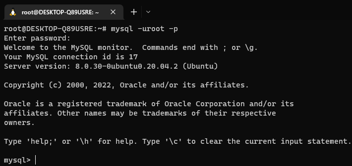 WSL 安装python 3_MySQL_11