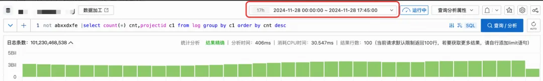 日志服务 SQL 引擎全新升级_SQL_07