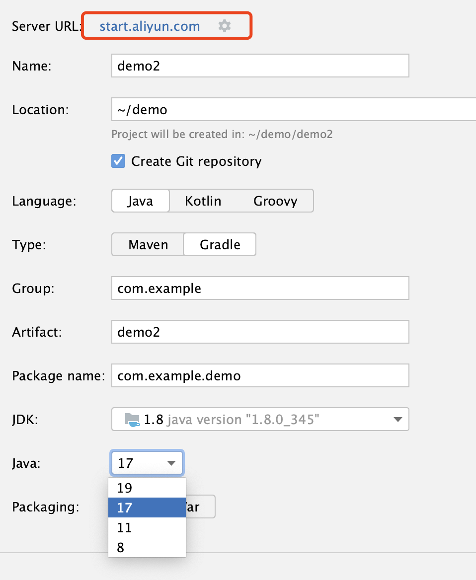 Idea Spring  Initializr没有 Java 8选项解决办法_java_04