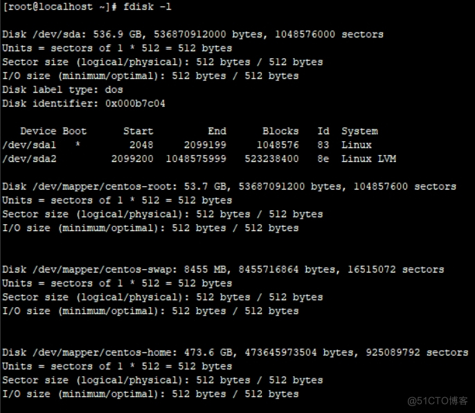 linux硬盘空间扩容_硬盘分区_02