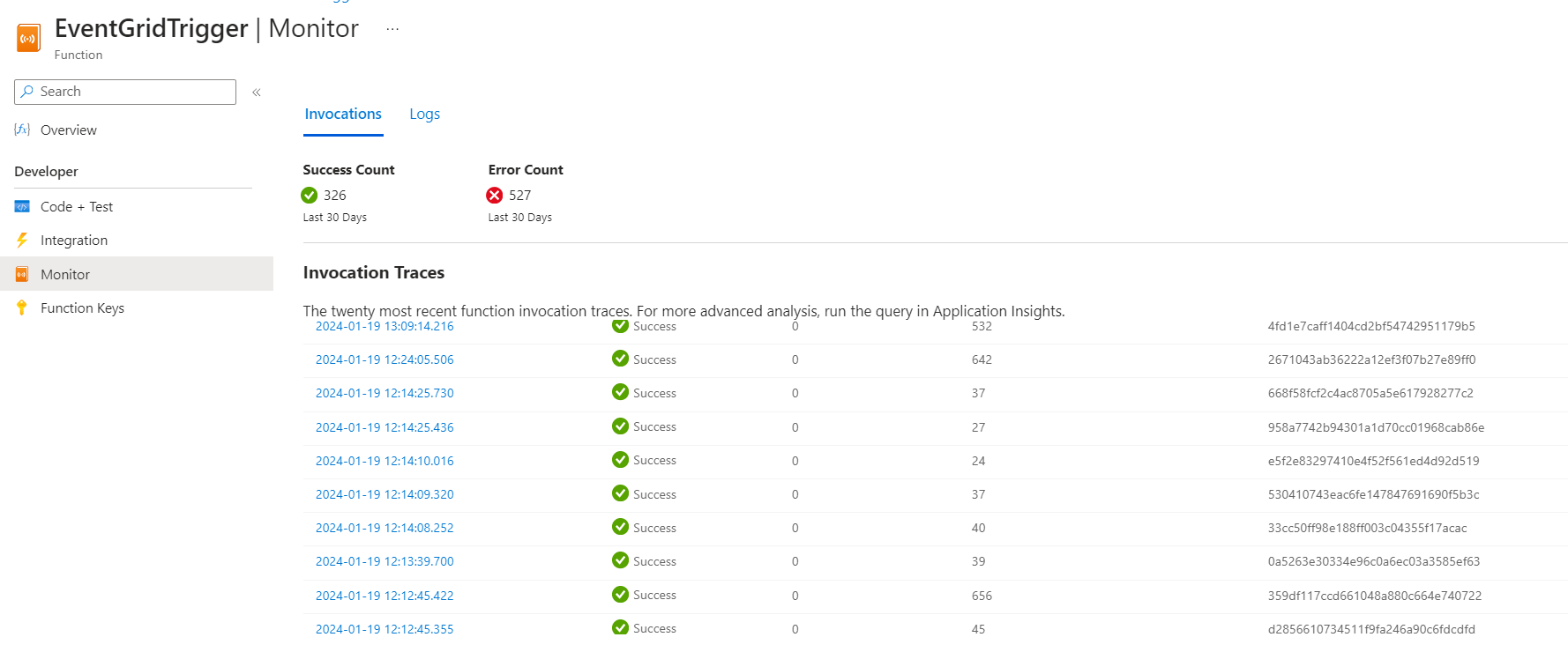 Eventgrid+Function实现event driven架构 - 数据库以及function code_事件_07