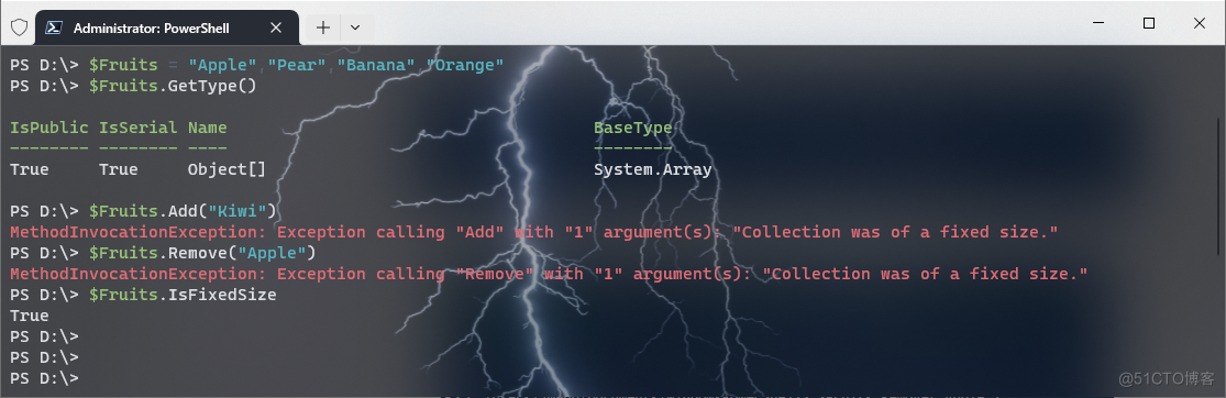 【Powershell】在 PowerShell 数组中添加和删除项_夏明亮