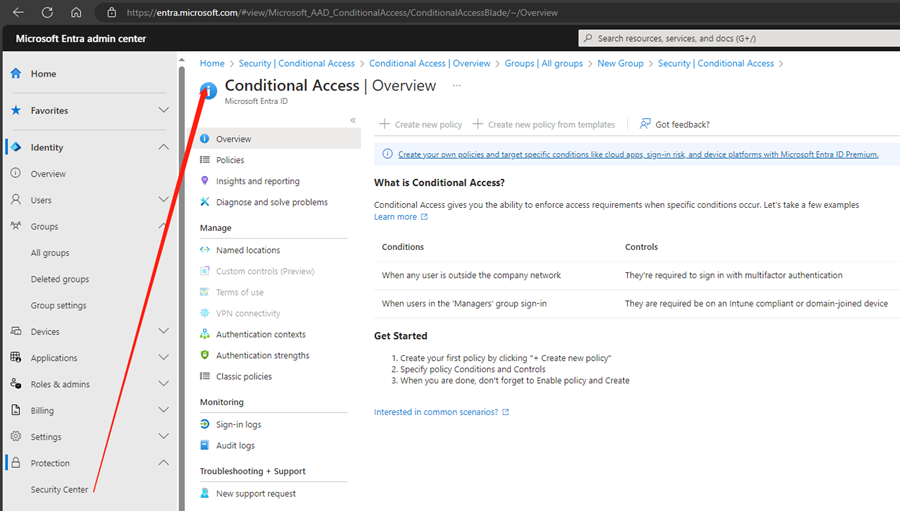 Microsoft 365 解决方案：Security Group与Conditional Access强强联手限制不同用户的MFA配置_Conditional Access_02