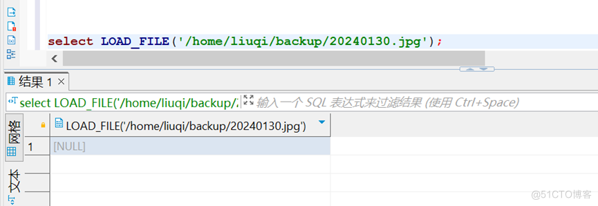 Mysql数据库longblob字段类型插入图片文件显示为空、插入文字内容可以显示。_mysql_05