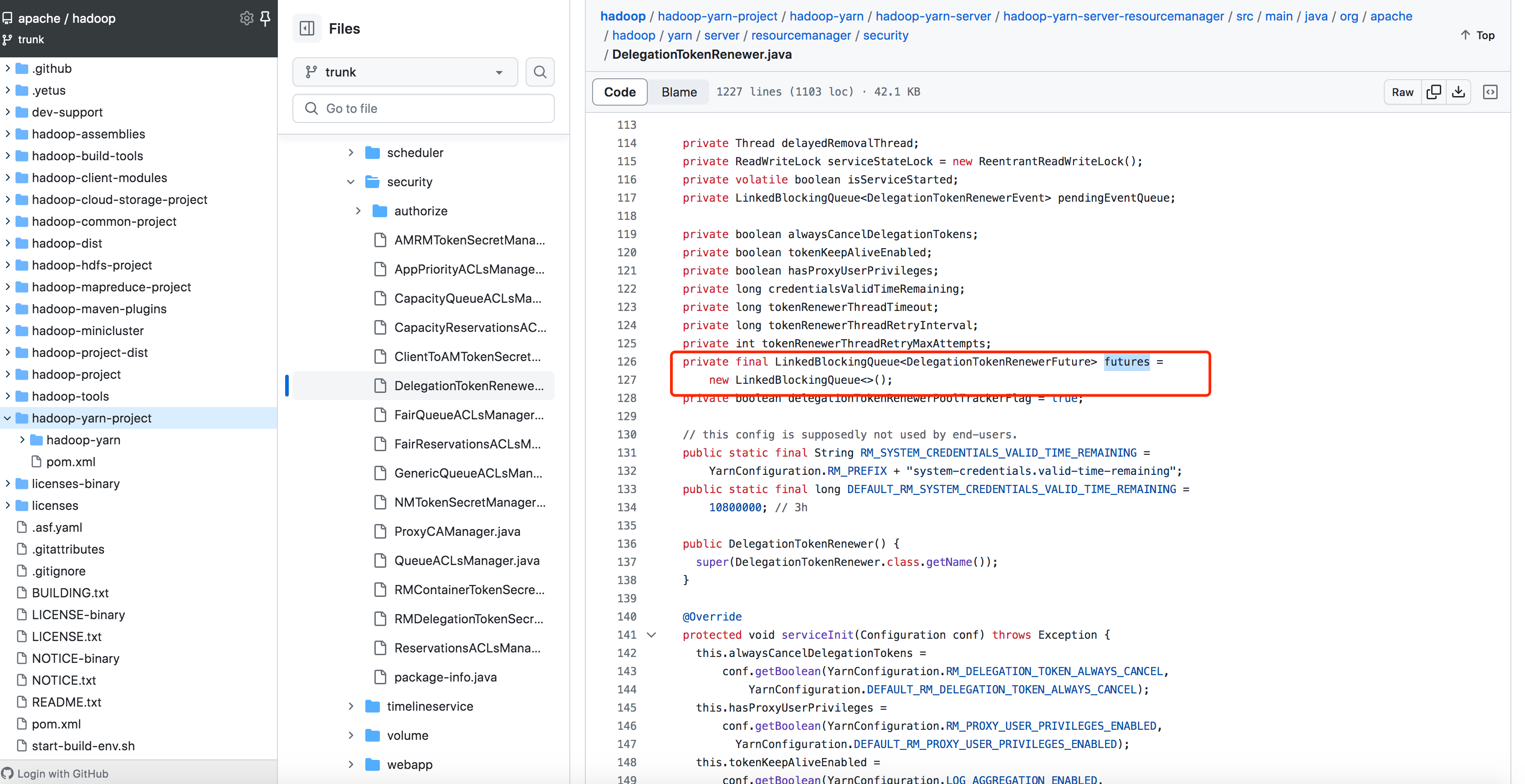 Hadoop 的 ResourceManager进程占用 CPU 100% 问题排查过程_java_11