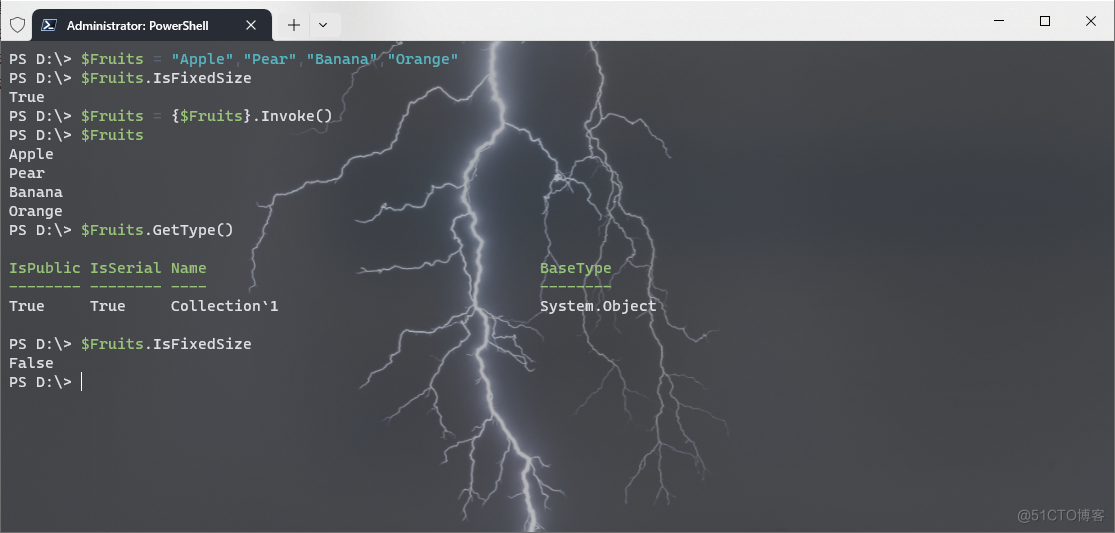 【Powershell】在 PowerShell 数组中添加和删除项_数组_07