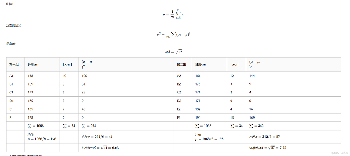 利用方差和标准差计算学生成绩的稳定性 java 用方差怎么求标准差_标准差