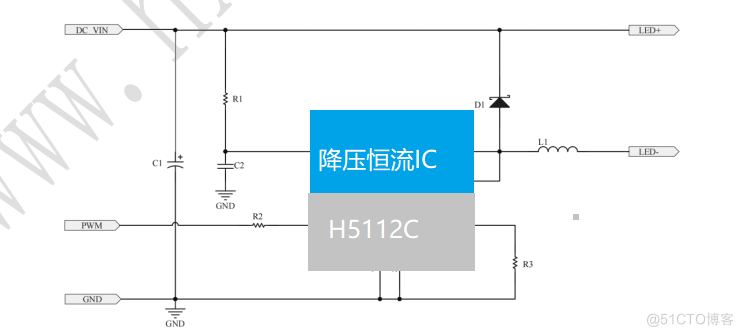 H5112C支持12V24V36V48V60V100V转9V12V_摄影灯洗墙灯方案