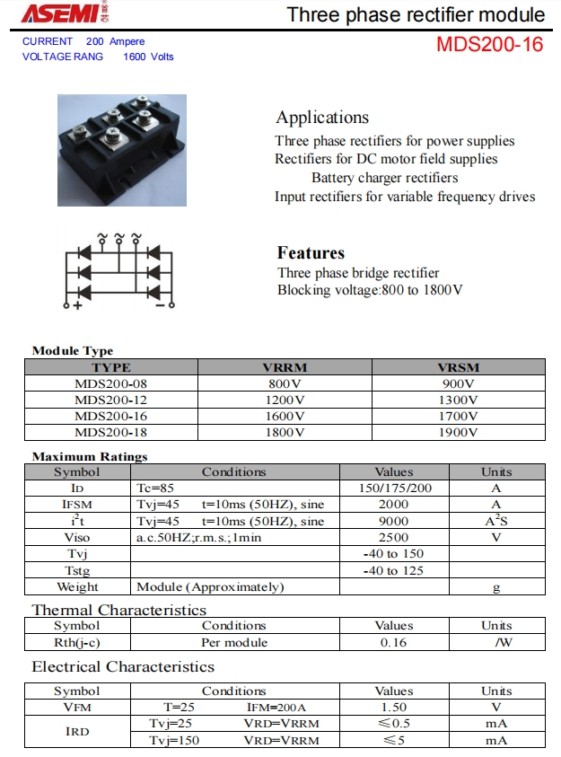 MDS200-16-ASEMI三相整流模块MDS200-16_整流模块_02