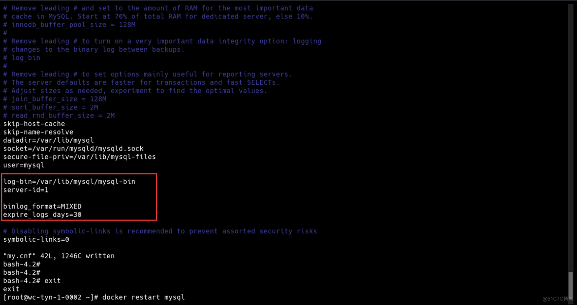 【Docker】Dcoker开启MySQL容器binlog日志_日志文件_05