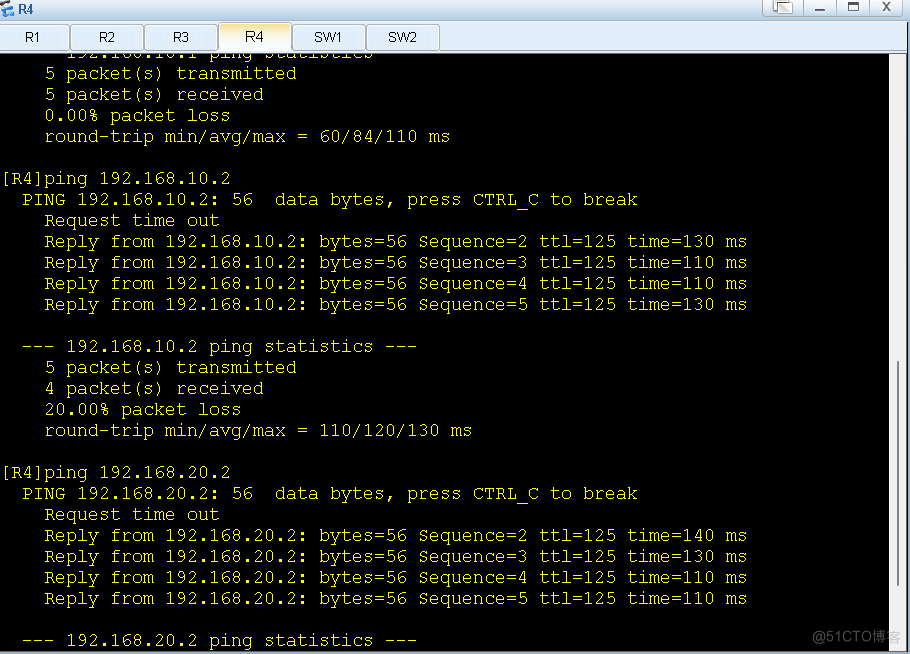 华为路由远程 OSPF及RIP路由重分发_osfp_30