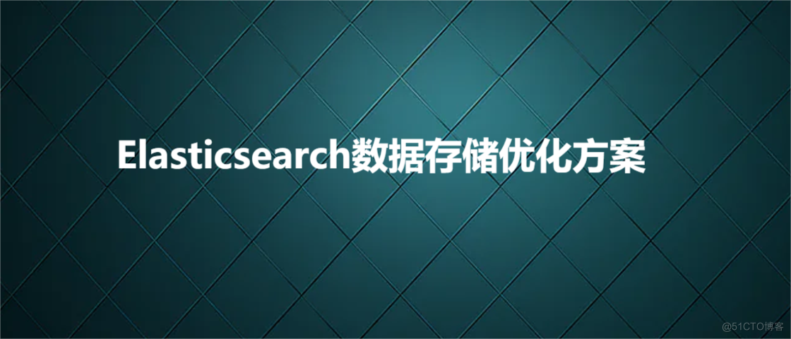 Elasticsearch数据存储优化方案_应用程序