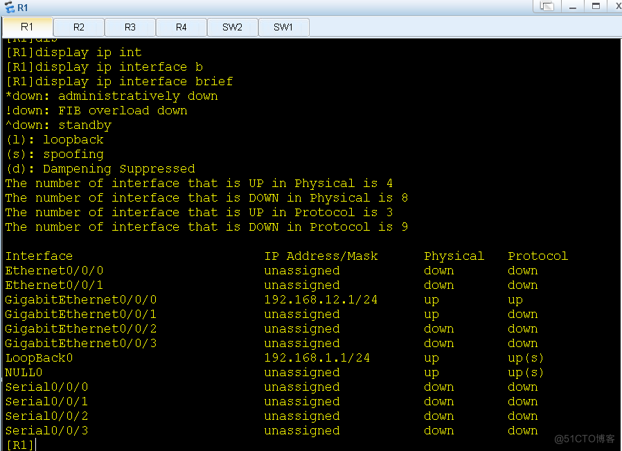 华为路由远程 OSPF及RIP路由重分发_nat_06