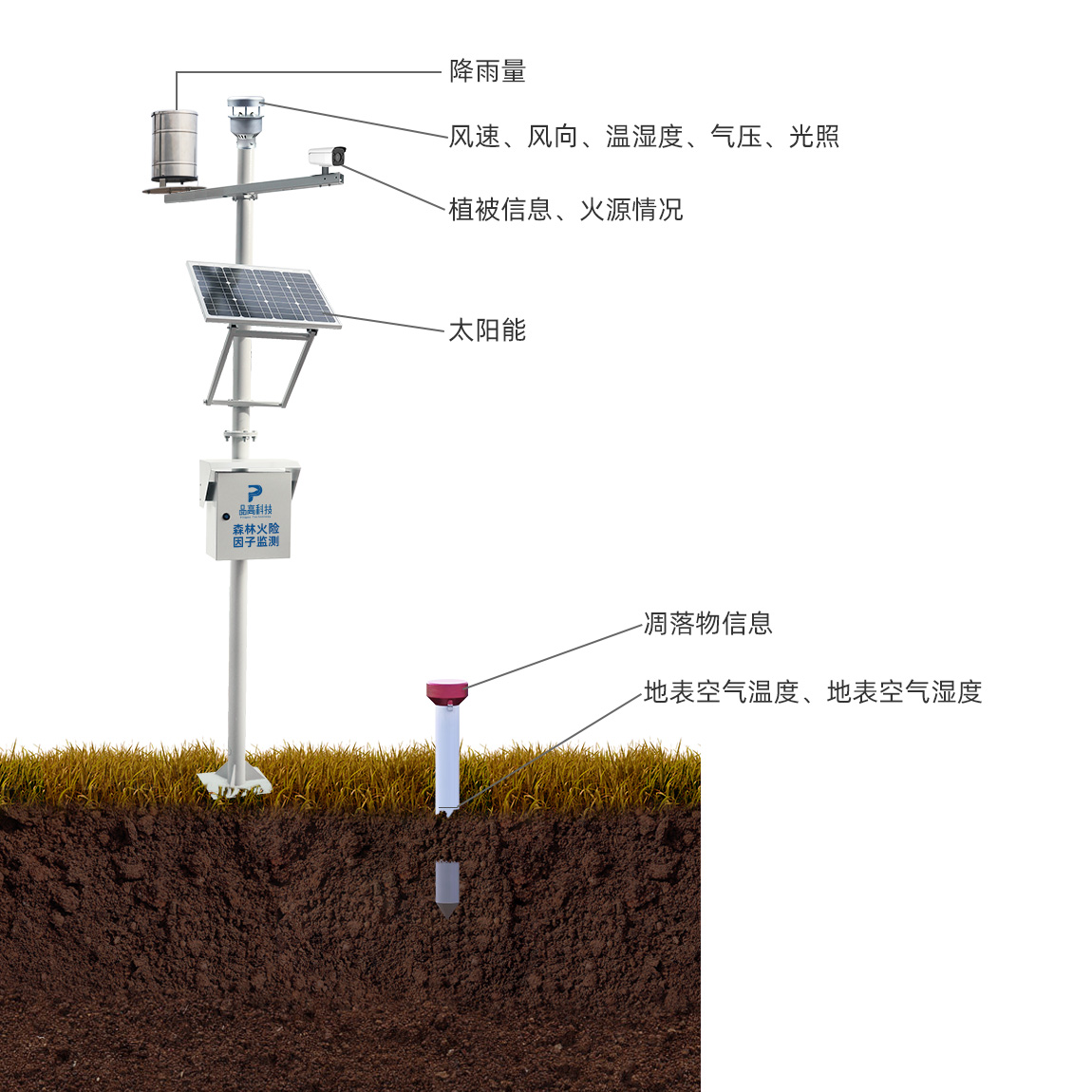 凋落物含水率传感器植物返青积雪物候信息_低功耗_04