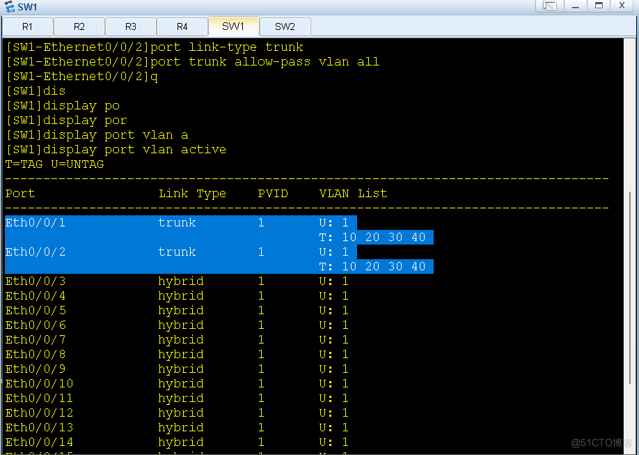 华为路由远程 OSPF及RIP路由重分发_nat_15