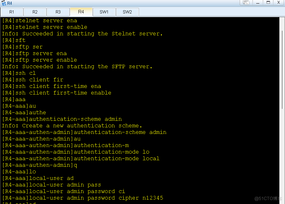 华为路由远程 OSPF及RIP路由重分发_rip_33