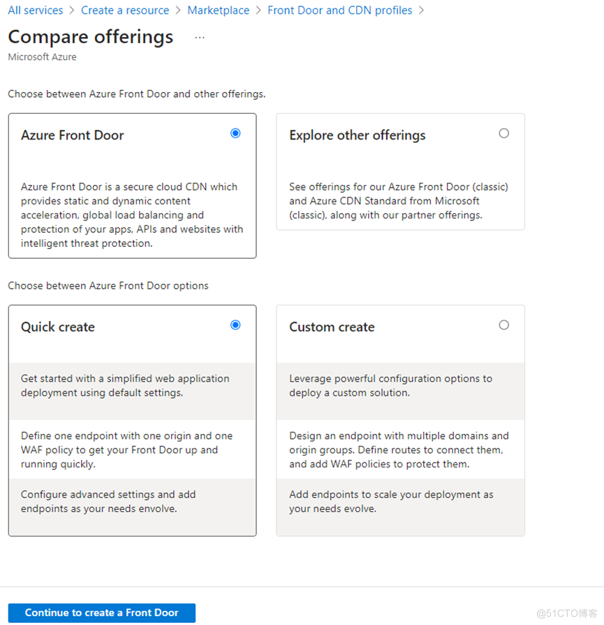 部署和配置Azure Front Door_负载均衡_03