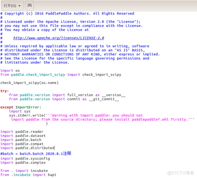 安装Paddlepaddle import paddle.fluid as fluid报错：ImportError: /opt/ros/kinetic/lib/python2.7/dist-pack_python_03